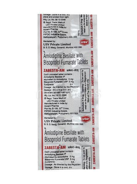 Zabesta AM 5mg Tablet 10'S