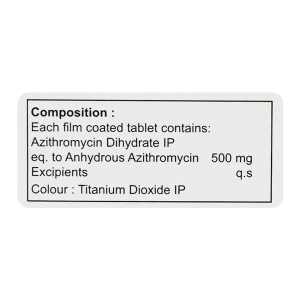 Zatura 500Mg Tablet 3's