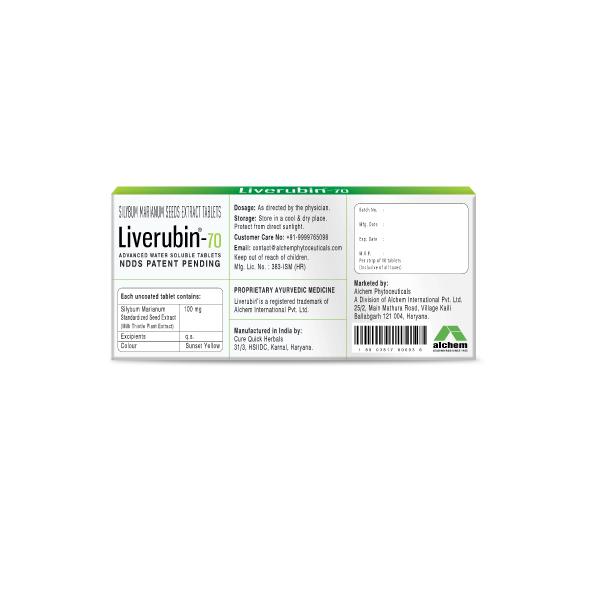 Liverubin 70mg Tablet 10'S
