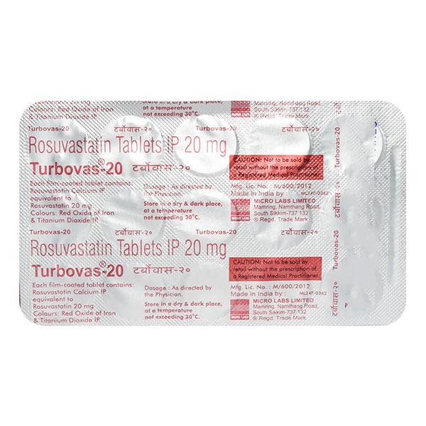 TURBOVAS 20 Tablet 15's