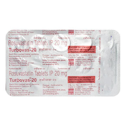 TURBOVAS 20 Tablet 15's