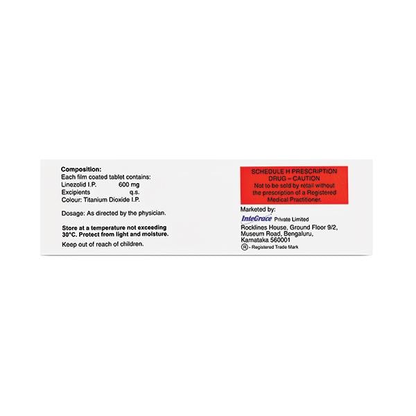 Lizolid 600mg Tablet 10'S