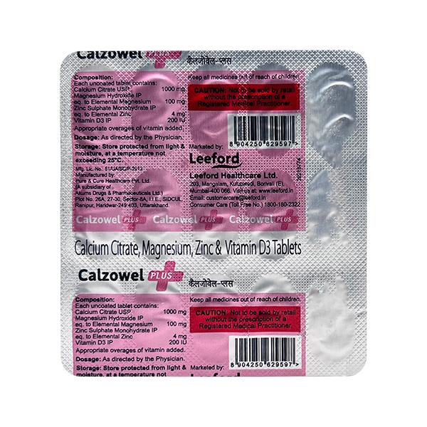 CALZOWEL PLUS Tablet 15's
