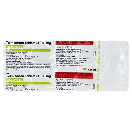 ABTELMI 80mg Tablet 10's