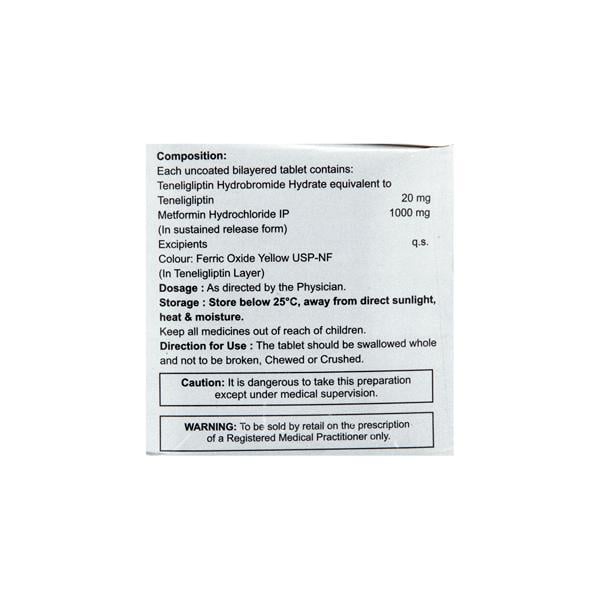 Ibgliptin M 1000mg Tablet 10'S