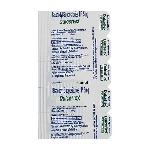 Dulcoflex Child Suppository 5'S