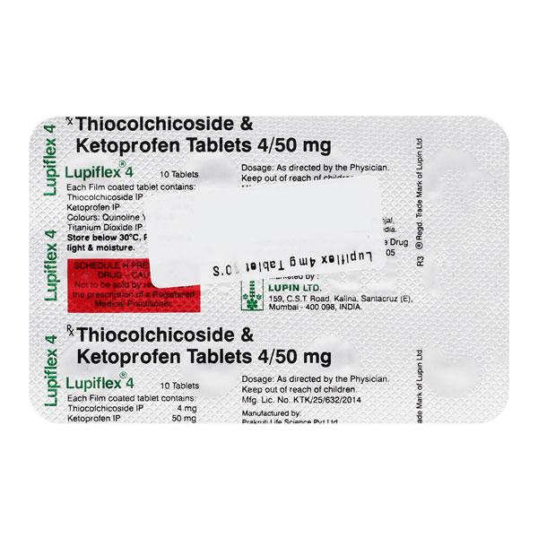 Lupiflex 4mg Tablet 10'S