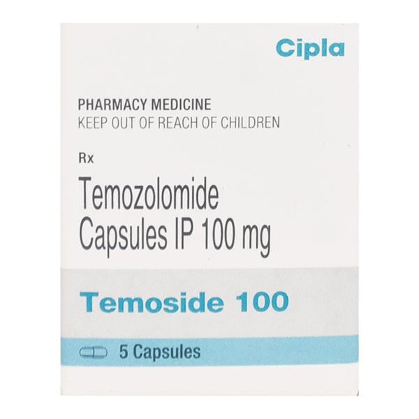Temoside 100mg Capsule 5'S