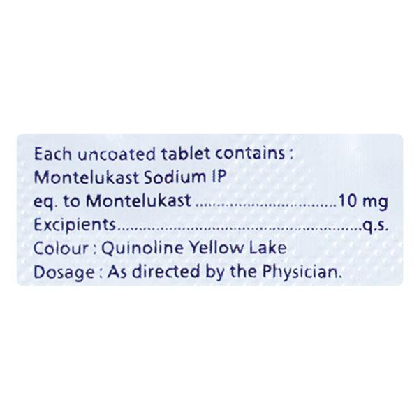 MONTELET 10mg Tablet 10's