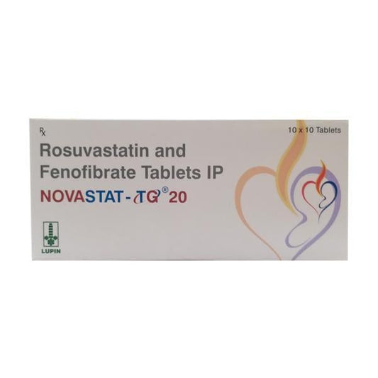 Novastat TG 20mg Tablet 10'S