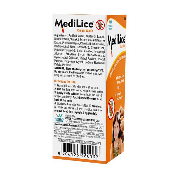 MEDILICE ANTI LICE HAIR Wash 30gm