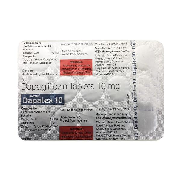 DAPALEX 10 Tablet 15's