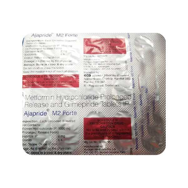 AJAPRIDE M2 FORTE Tablet 15's