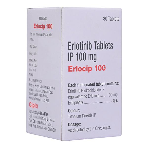 Erlocip 100mg Tablet 30'S