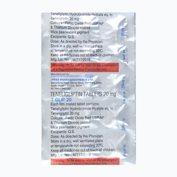 Tglip 20mg Tablet 15'S
