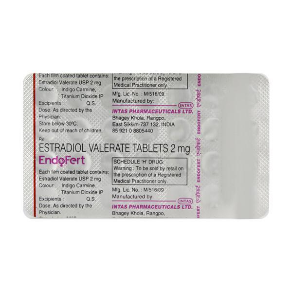 Endofert 2mg Tablet 28'S