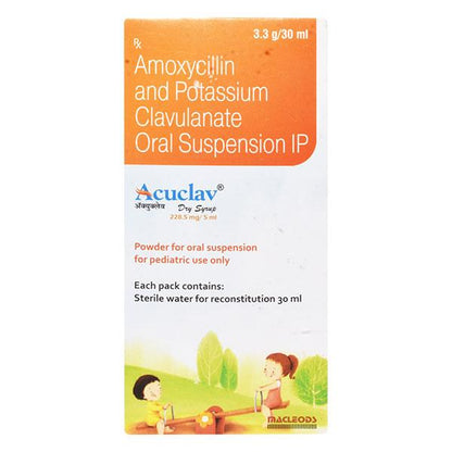 Acuclav Dry Syrup 30ml