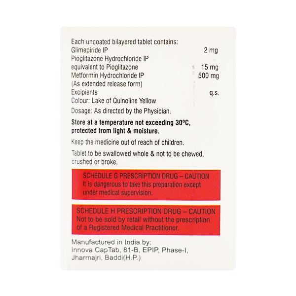 Triobimet 2mg Tablet 10'S
