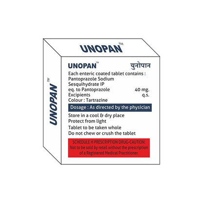 UNOPAN 40 Tablet 10's