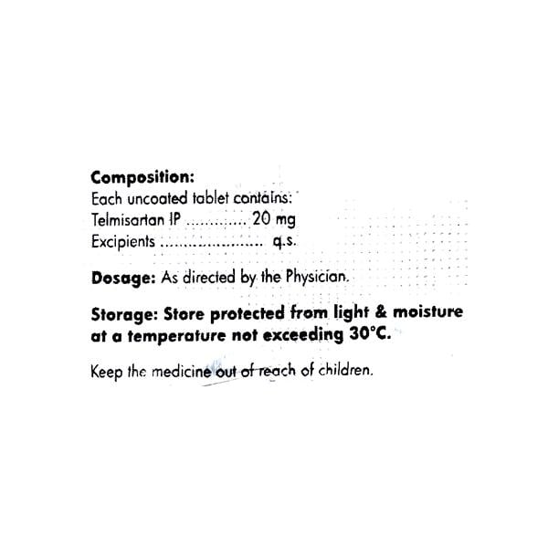 TELINDIA 20 Tablet 10's