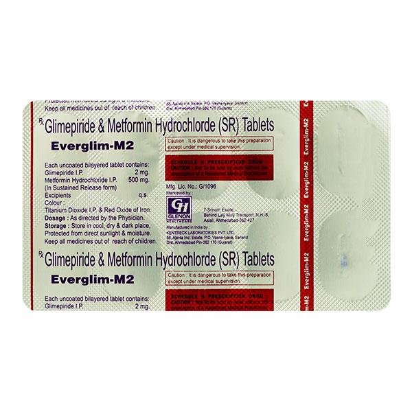 EVERGLIM M 2 Tablet 10's