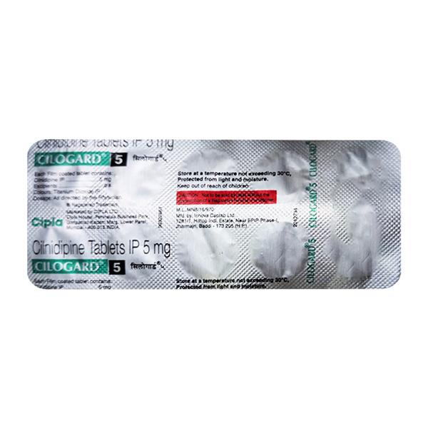 Cilogard 5mg Tablet 10'S