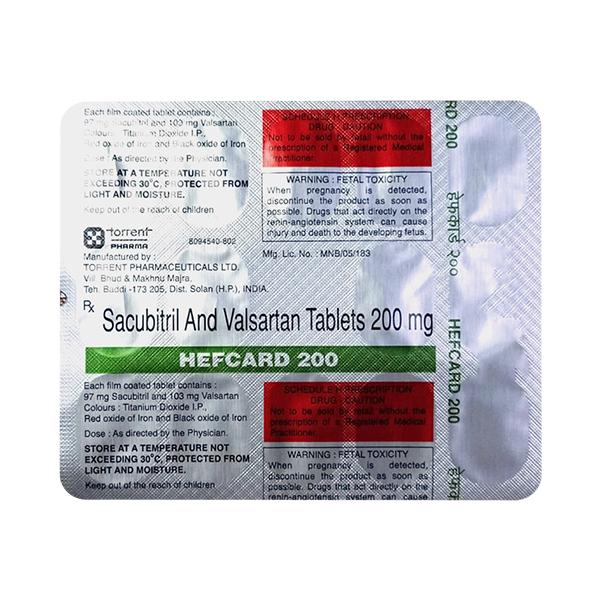 HEFCARD 200 Tablet 14's