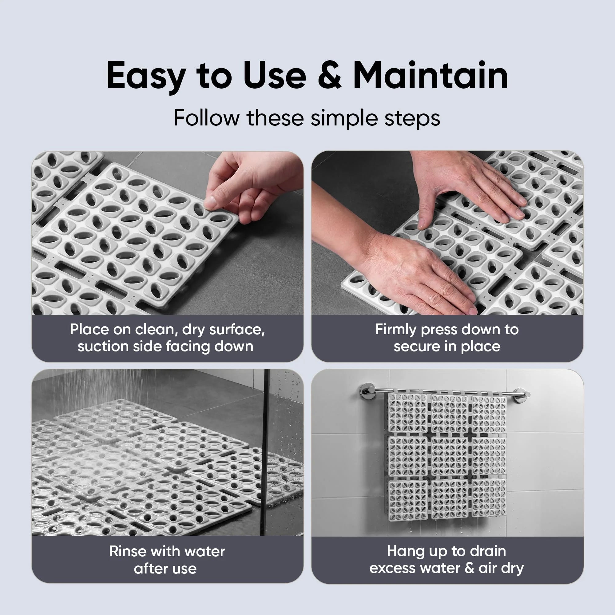 Frido Anti-Slip Bath Mat