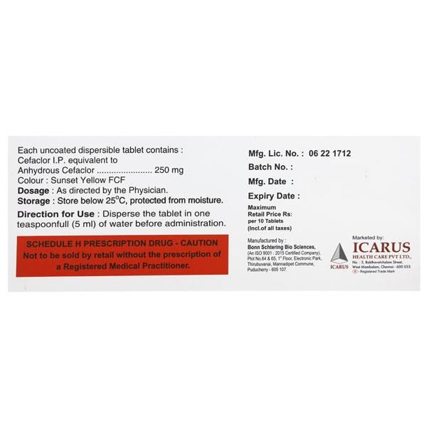 Articlor DT 250mg Tablet 10'S