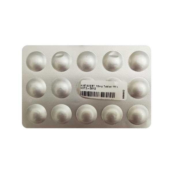 HISTAVERT 16mg Tablet 15's