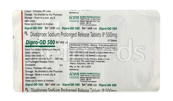 Dipro OD 500mg Tablet 10'S