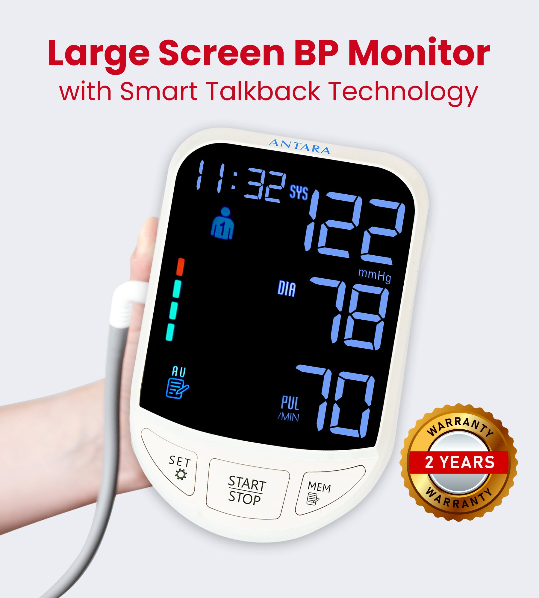 AGEasy BP Monitor with Voice
