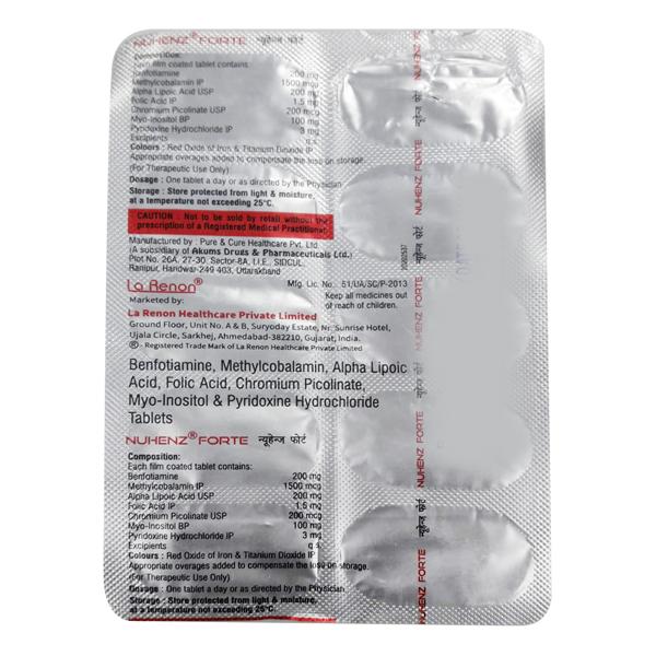 NUHENZ FORTE Tablet 10's