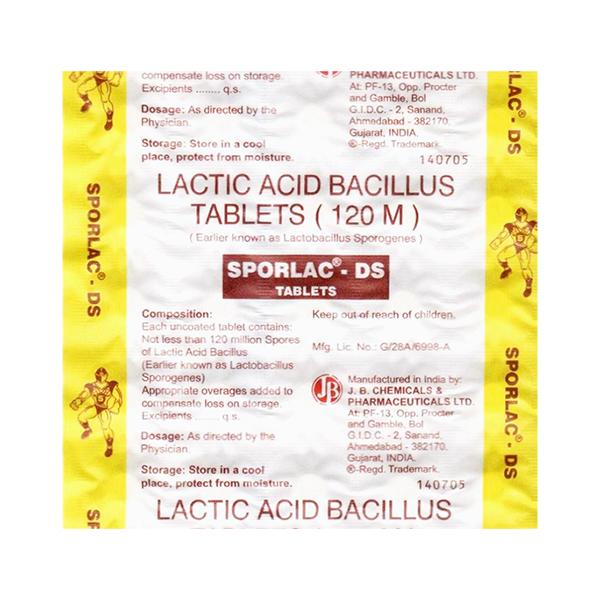 SPORLAC DS Tablet 25's