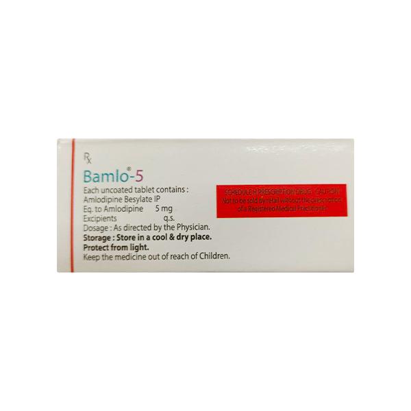 Bamlo 5mg Tablet 10'S
