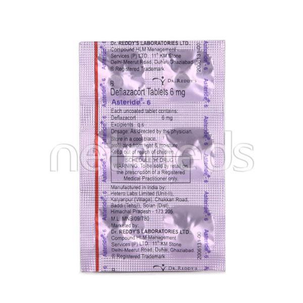 Asteride 6mg Tablet 6'S