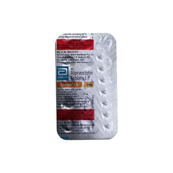 Stator 10mg Tablet 15'S