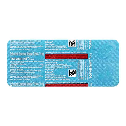 TOFABRINT 11mg Tablet 10's