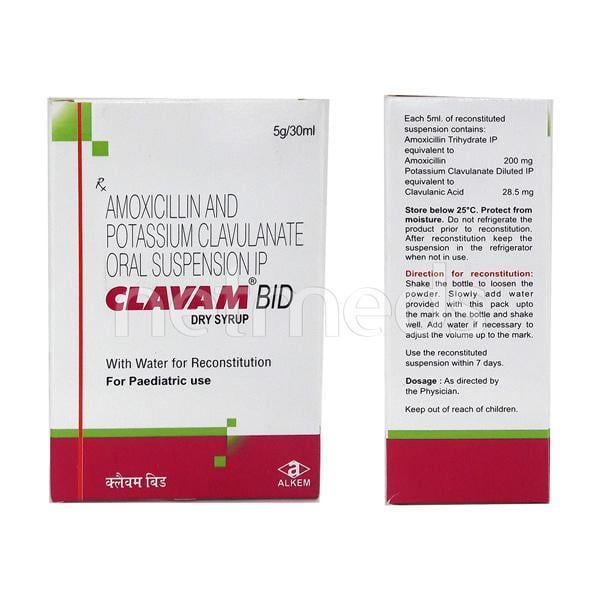 Clavam Bid Dry Syrup 30ml
