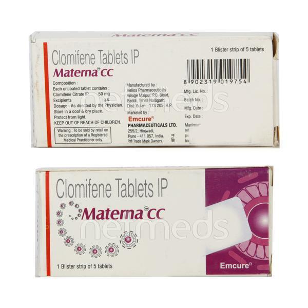 Materna CC 50mg Tablet 5'S