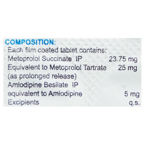 LAKMET AM 25mg Tablet 10's