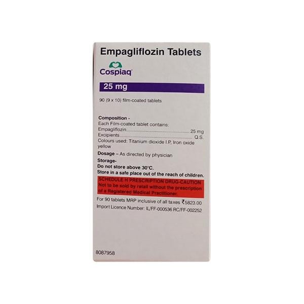 COSPIAQ 25mg Tablet 10's