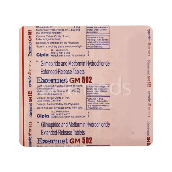Exermet GM 502 Tablet 15'S