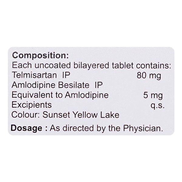 Telvilite AM 5/80mg Tablet 10'S
