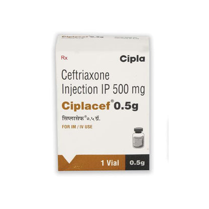 Ciplacef 500mg Injection 1'S