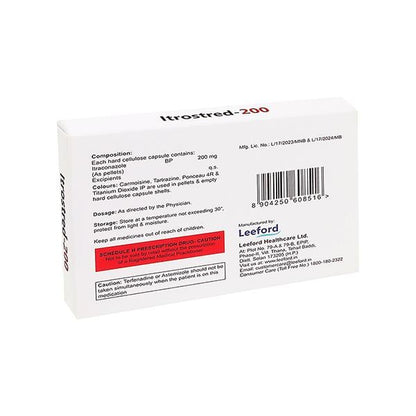 ITROSTRED 200mg Capsule 10's