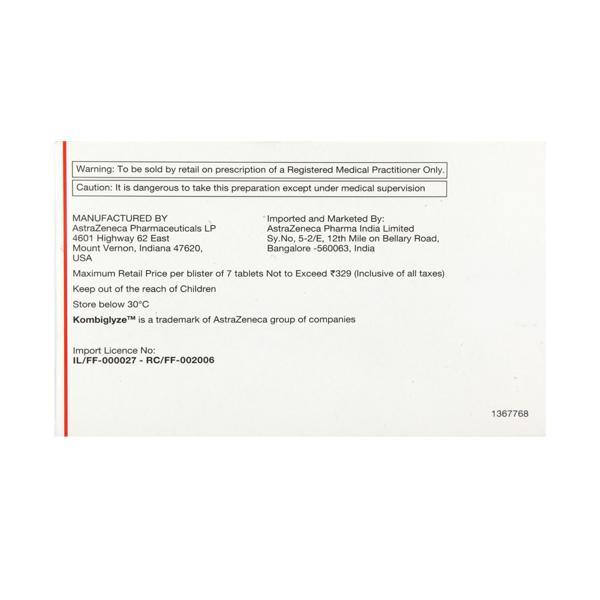 Kombiglyze XR 5/500mg Tablet 7'S