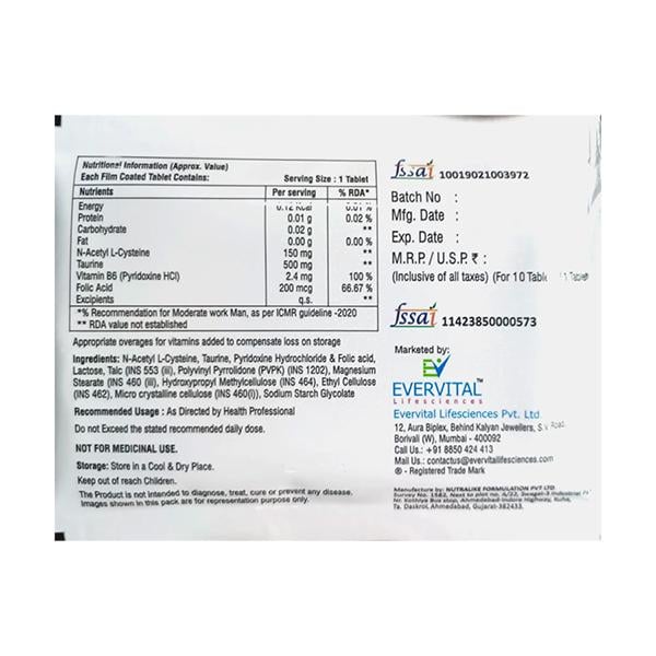 CRET LOW Tablet 10's