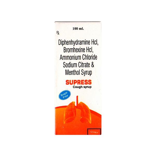 SUPRESS Sugar Free COUGH Syrup 100ml
