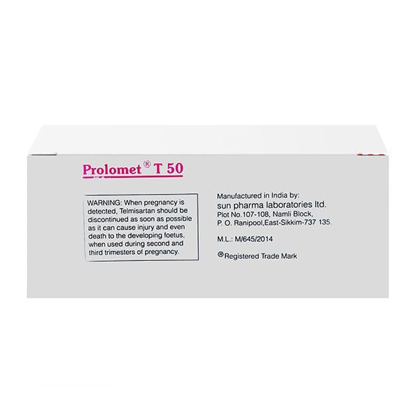 PROLOMET T 50 Tablet 10's